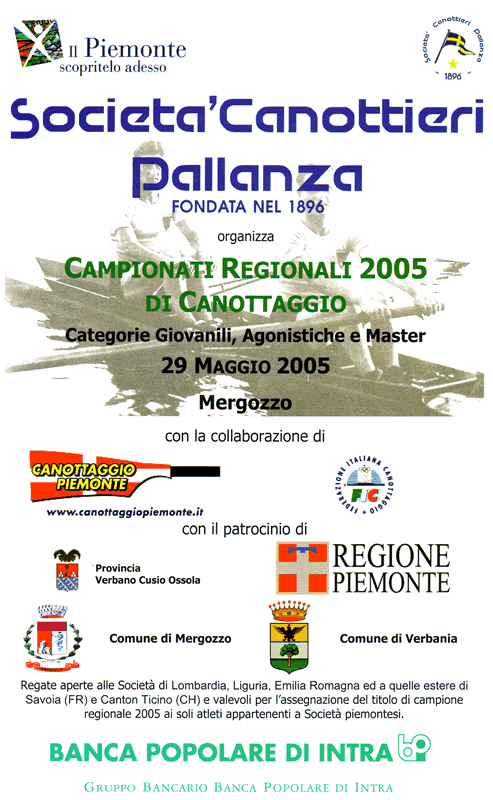 volantino canottaggio